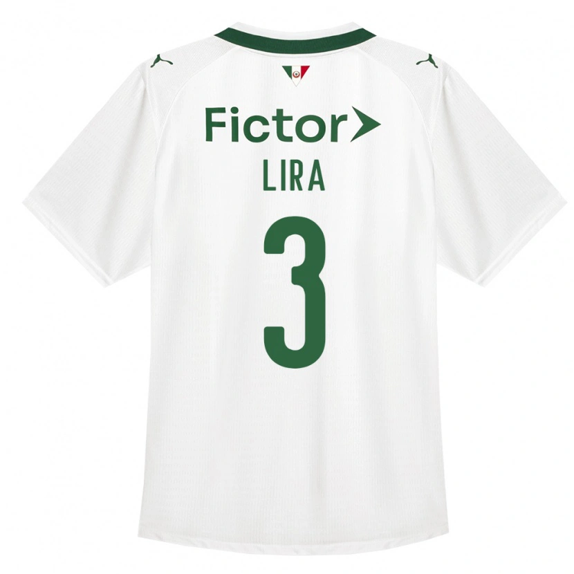 Danxen Mænd Guilherme Lira #3 Grøn Hvid Udebane Spillertrøjer 2026/27 Trøje T-Shirt