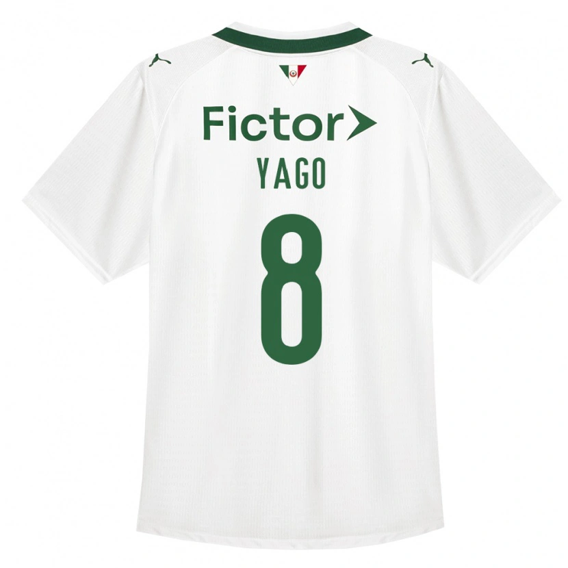 Danxen Mænd Ruan Yago #8 Grøn Hvid Udebane Spillertrøjer 2026/27 Trøje T-Shirt