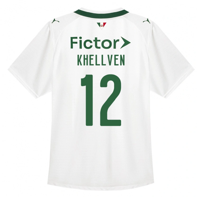 Danxen Mænd Khellven Douglas Silva Oliveira #12 Grøn Hvid Udebane Spillertrøjer 2026/27 Trøje T-Shirt