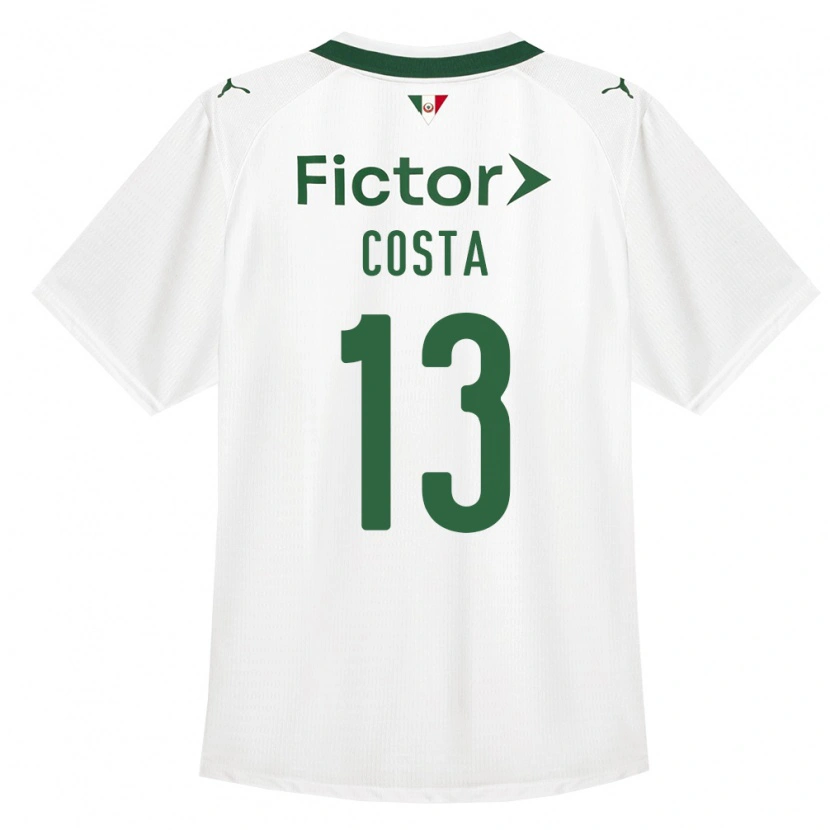 Danxen Mænd Enzo Costa #13 Grøn Hvid Udebane Spillertrøjer 2026/27 Trøje T-Shirt