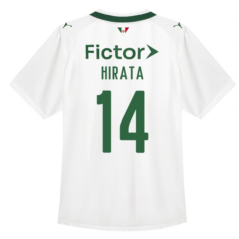 Danxen Mænd Bruna Hirata #14 Grøn Hvid Udebane Spillertrøjer 2026/27 Trøje T-Shirt