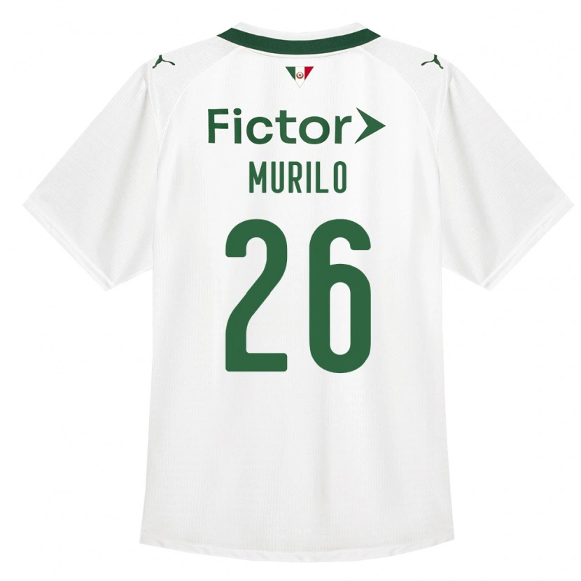 Danxen Mænd Murilo Cerqueira Paim #26 Grøn Hvid Udebane Spillertrøjer 2026/27 Trøje T-Shirt