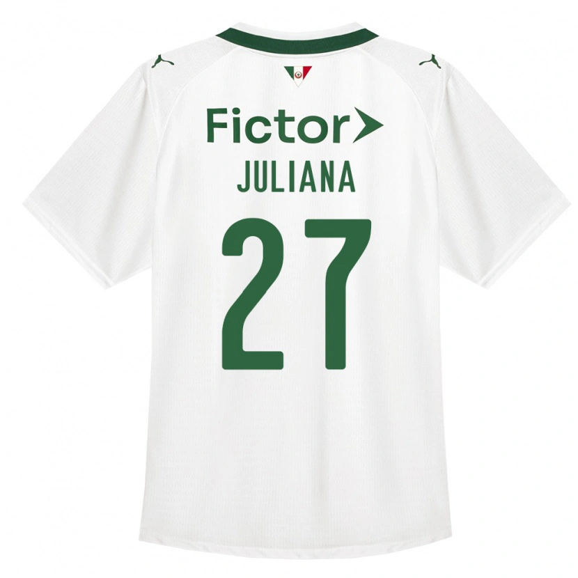 Danxen Mænd Juliana #27 Grøn Hvid Udebane Spillertrøjer 2026/27 Trøje T-Shirt