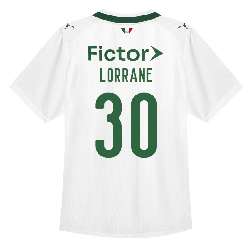 Danxen Mænd Lorrane #30 Grøn Hvid Udebane Spillertrøjer 2026/27 Trøje T-Shirt