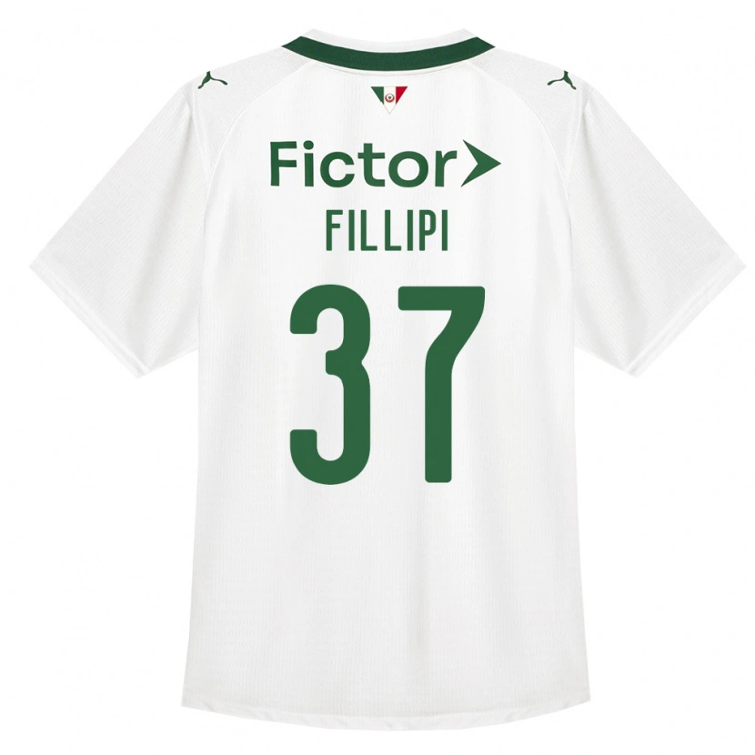 Danxen Mænd Riquelme Fillipi #37 Grøn Hvid Udebane Spillertrøjer 2026/27 Trøje T-Shirt