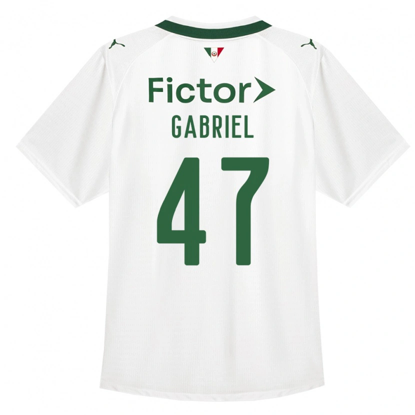 Danxen Mænd Victor Gabriel #47 Grøn Hvid Udebane Spillertrøjer 2026/27 Trøje T-Shirt