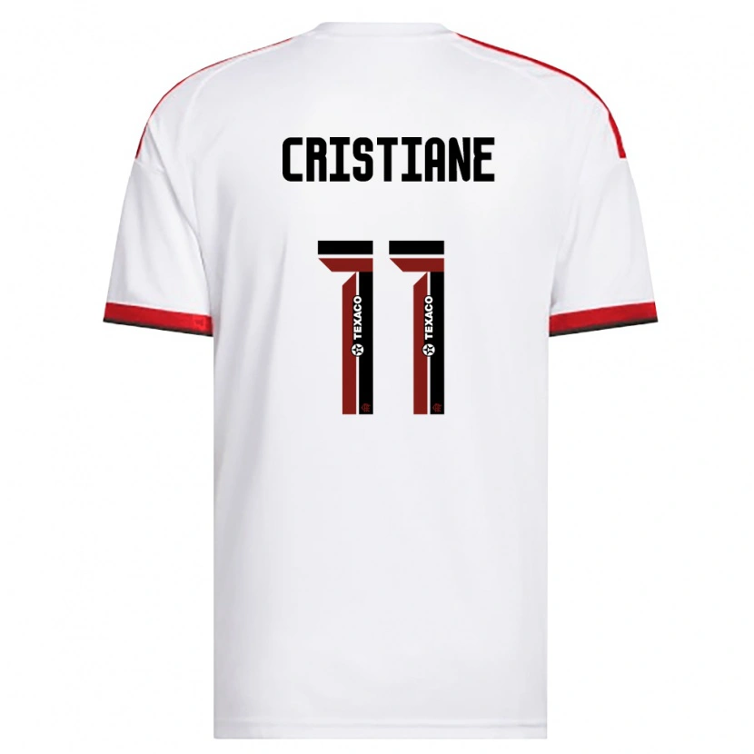 Danxen Mænd Cristiane #11 Hvid Rød Sort Udebane Spillertrøjer 2026/27 Trøje T-Shirt