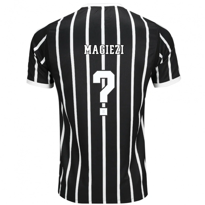 Danxen Mænd Magiezi #0 Sort Hvid Rød Udebane Spillertrøjer 2026/27 Trøje T-Shirt