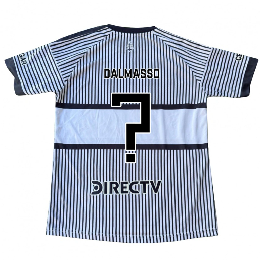 Danxen Mænd Santiago Dalmasso #0 Hvid Sort Gul Udebane Spillertrøjer 2026/27 Trøje T-Shirt