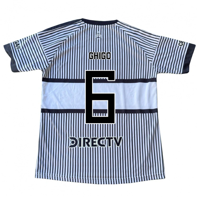 Danxen Mænd Cecilia Ghigo #6 Hvid Sort Gul Udebane Spillertrøjer 2026/27 Trøje T-Shirt