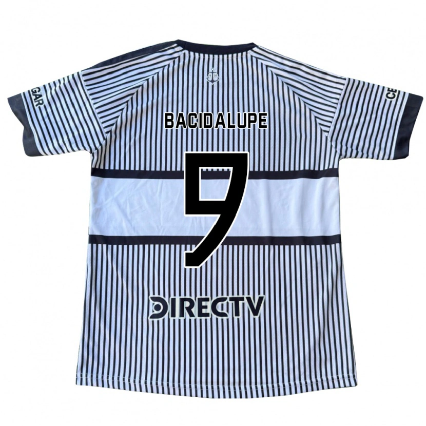Danxen Mænd Rodrigo Bacidalupe #9 Hvid Sort Gul Udebane Spillertrøjer 2026/27 Trøje T-Shirt
