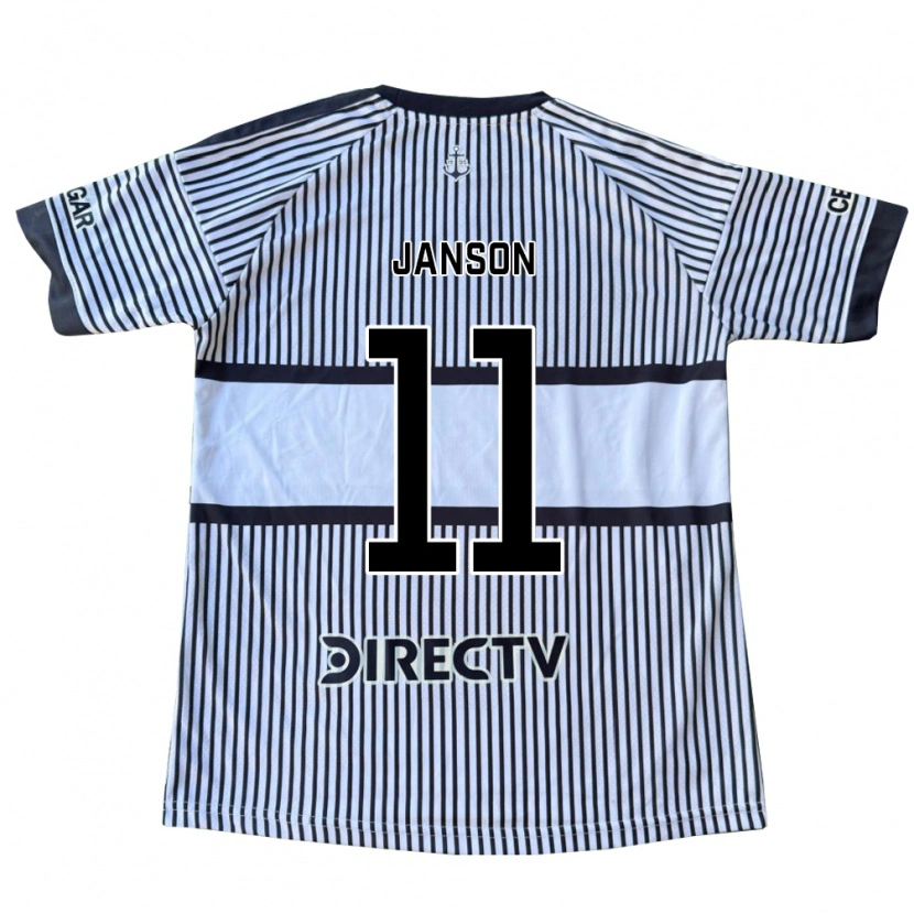 Danxen Mænd Lucas Janson #11 Hvid Sort Gul Udebane Spillertrøjer 2026/27 Trøje T-Shirt