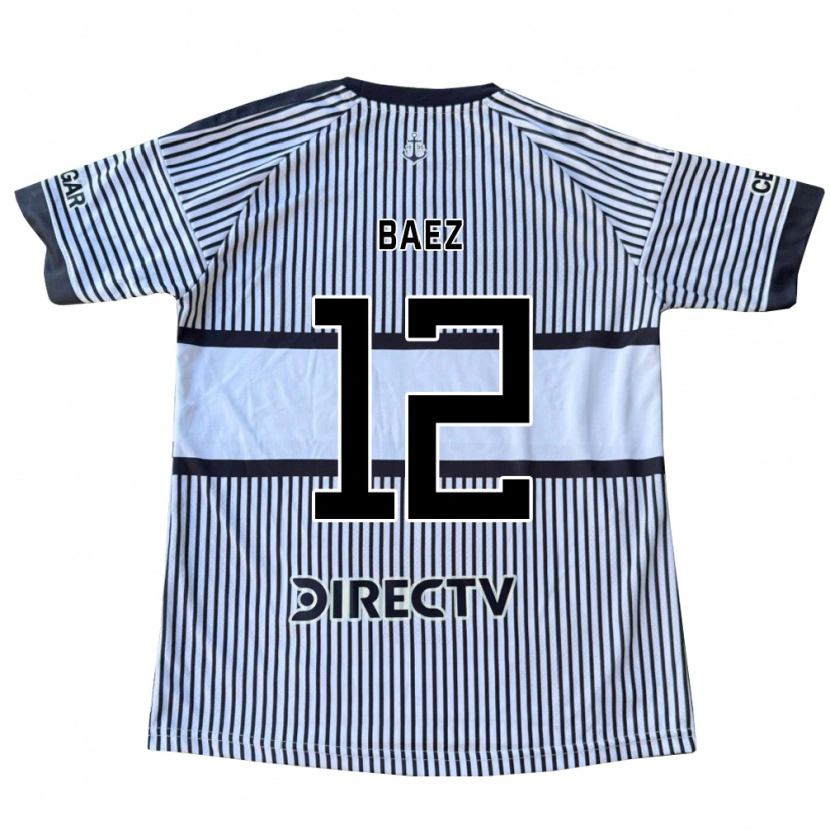Danxen Mænd Tomás Baez #12 Hvid Sort Gul Udebane Spillertrøjer 2026/27 Trøje T-Shirt