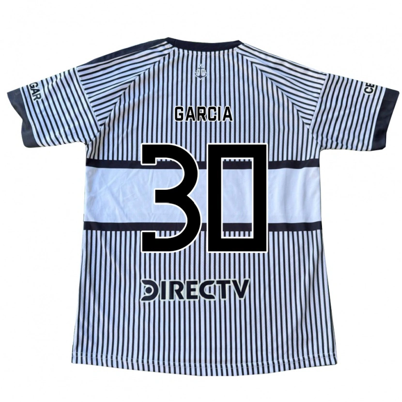 Danxen Mænd Javier García #30 Hvid Sort Gul Udebane Spillertrøjer 2026/27 Trøje T-Shirt