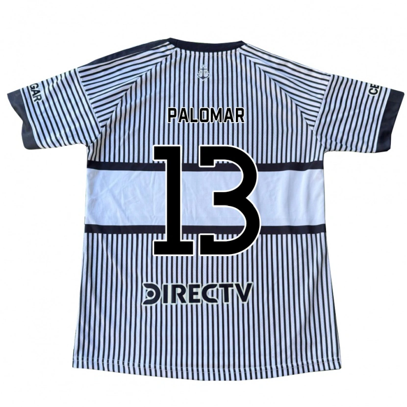 Danxen Mænd Estefania Palomar #13 Hvid Sort Gul Udebane Spillertrøjer 2026/27 Trøje T-Shirt