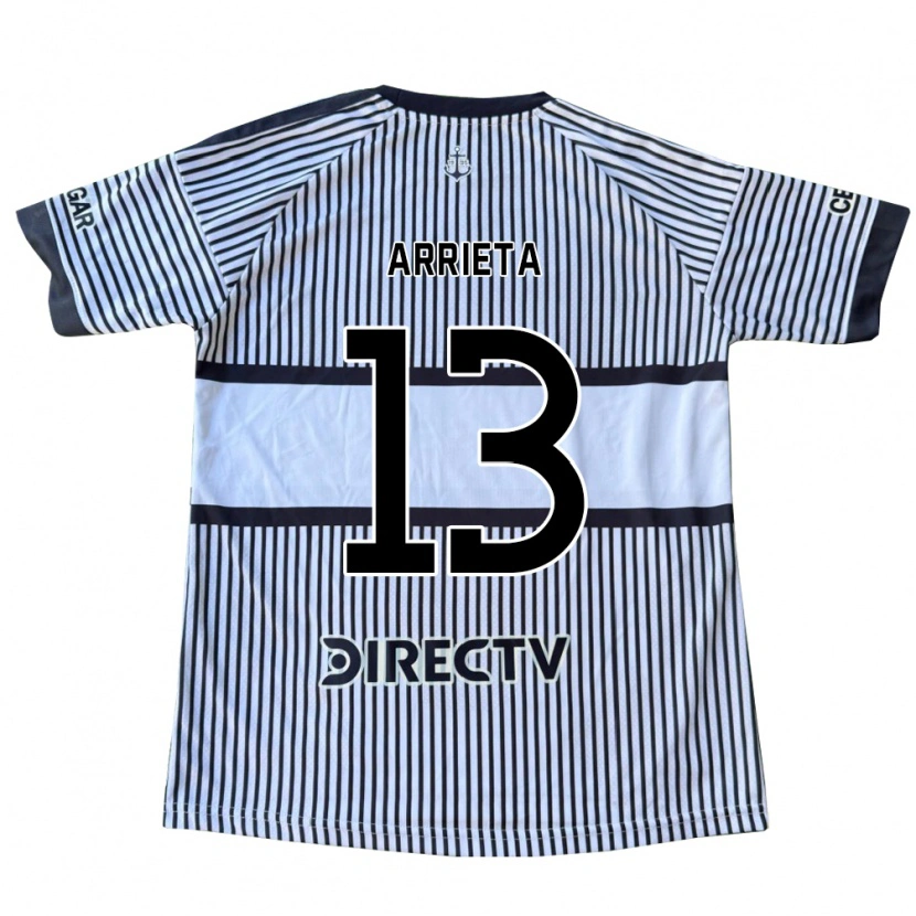 Danxen Mænd Thomas Arrieta #13 Hvid Sort Gul Udebane Spillertrøjer 2026/27 Trøje T-Shirt