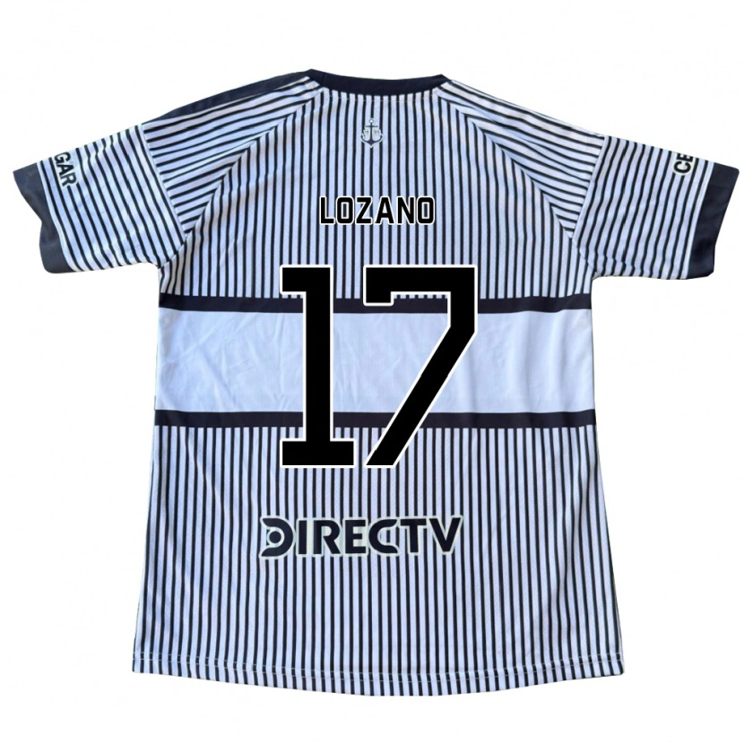 Danxen Mænd Leandro Lozano #17 Hvid Sort Gul Udebane Spillertrøjer 2026/27 Trøje T-Shirt
