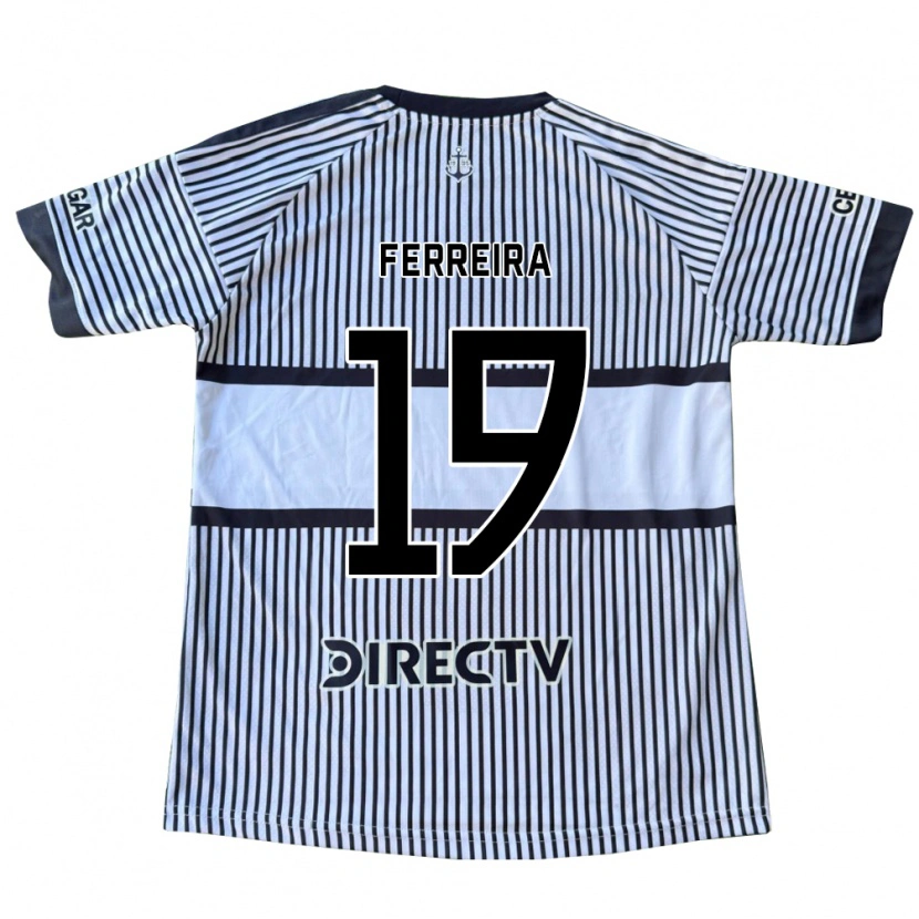 Danxen Mænd Kevin Ferreira #19 Hvid Sort Gul Udebane Spillertrøjer 2026/27 Trøje T-Shirt