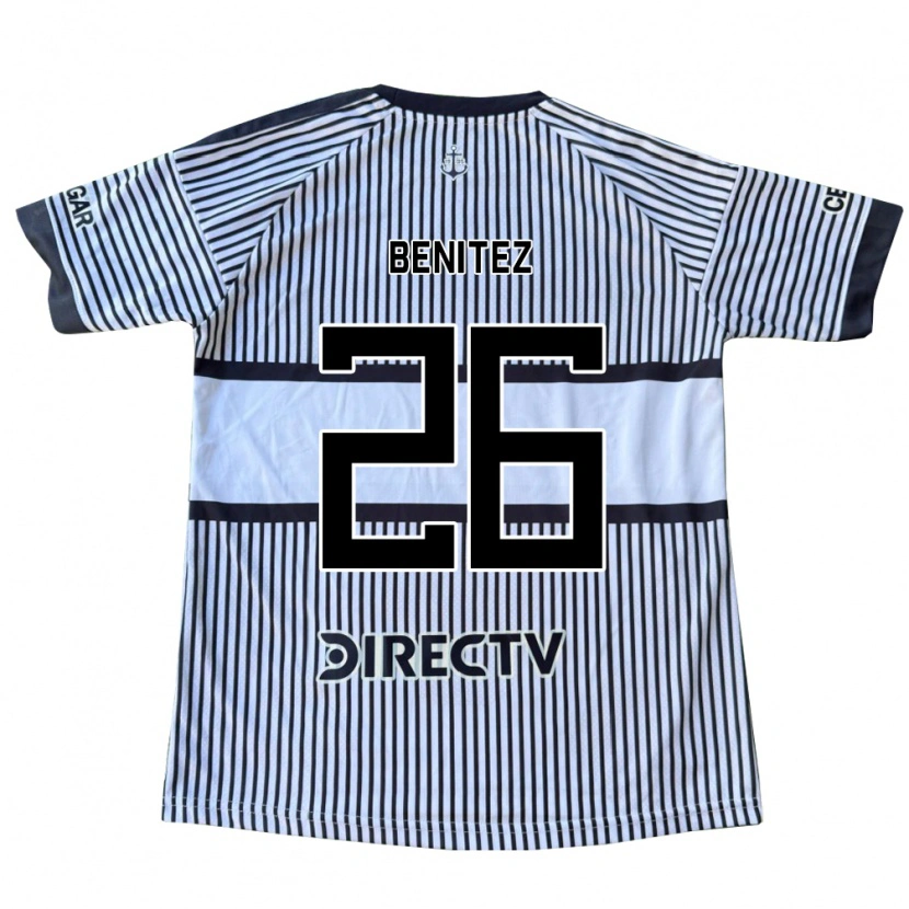Danxen Mænd Lorena Benitez #26 Hvid Sort Gul Udebane Spillertrøjer 2026/27 Trøje T-Shirt