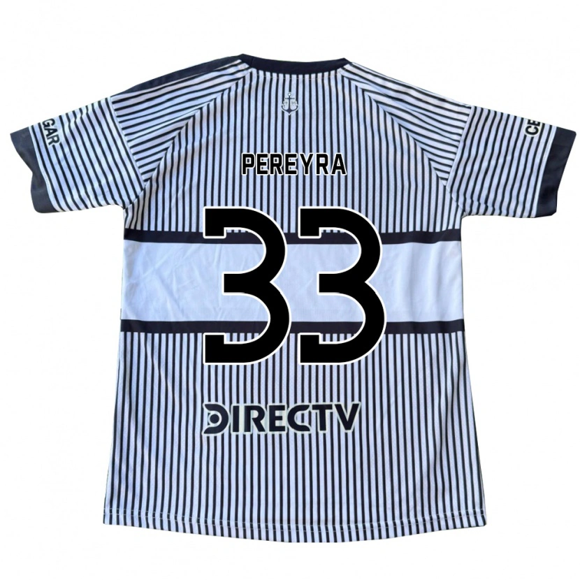 Danxen Mænd Araceli Pereyra #33 Hvid Sort Gul Udebane Spillertrøjer 2026/27 Trøje T-Shirt