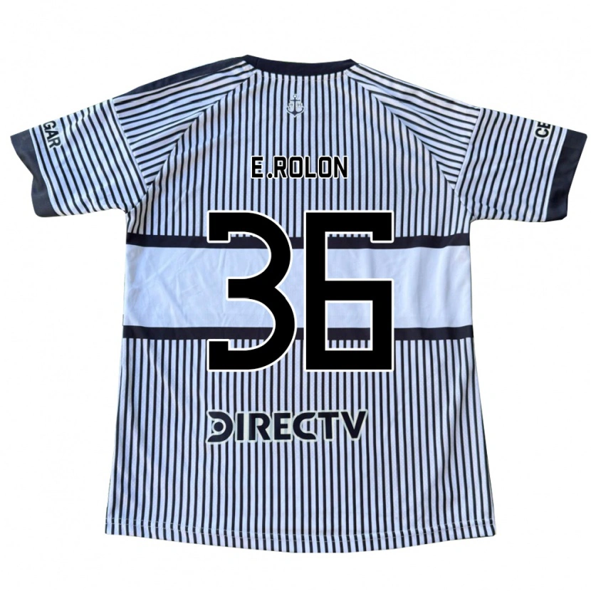 Danxen Mænd Esteban Rolon #36 Hvid Sort Gul Udebane Spillertrøjer 2026/27 Trøje T-Shirt