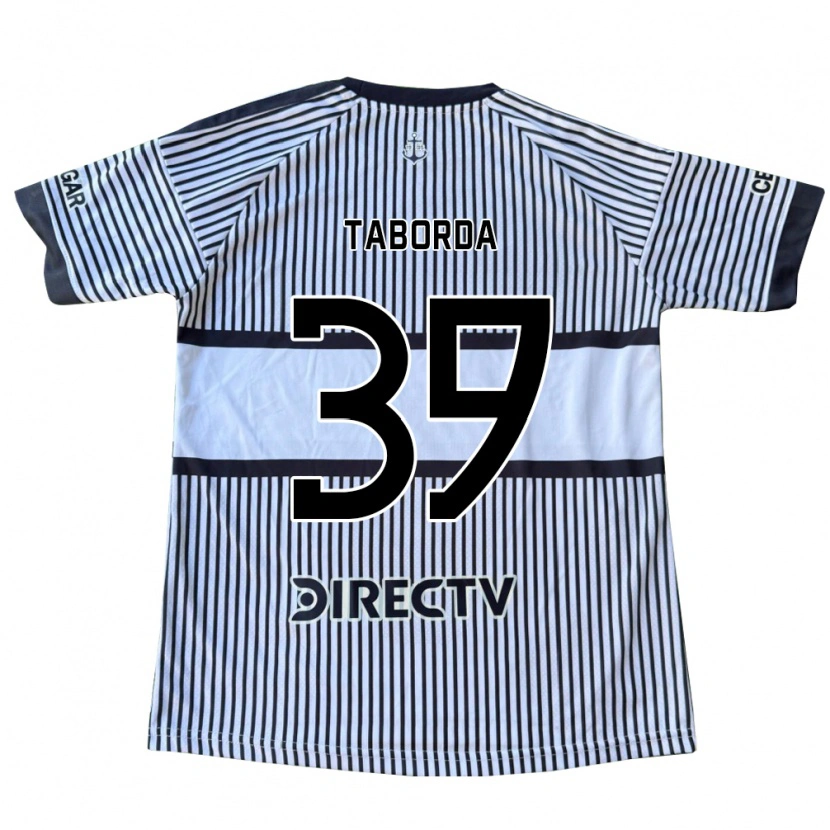Danxen Mænd Vicente Taborda #39 Hvid Sort Gul Udebane Spillertrøjer 2026/27 Trøje T-Shirt