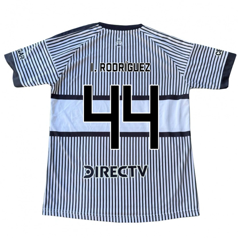 Danxen Mænd Ignacio Rodríguez #44 Hvid Sort Gul Udebane Spillertrøjer 2026/27 Trøje T-Shirt