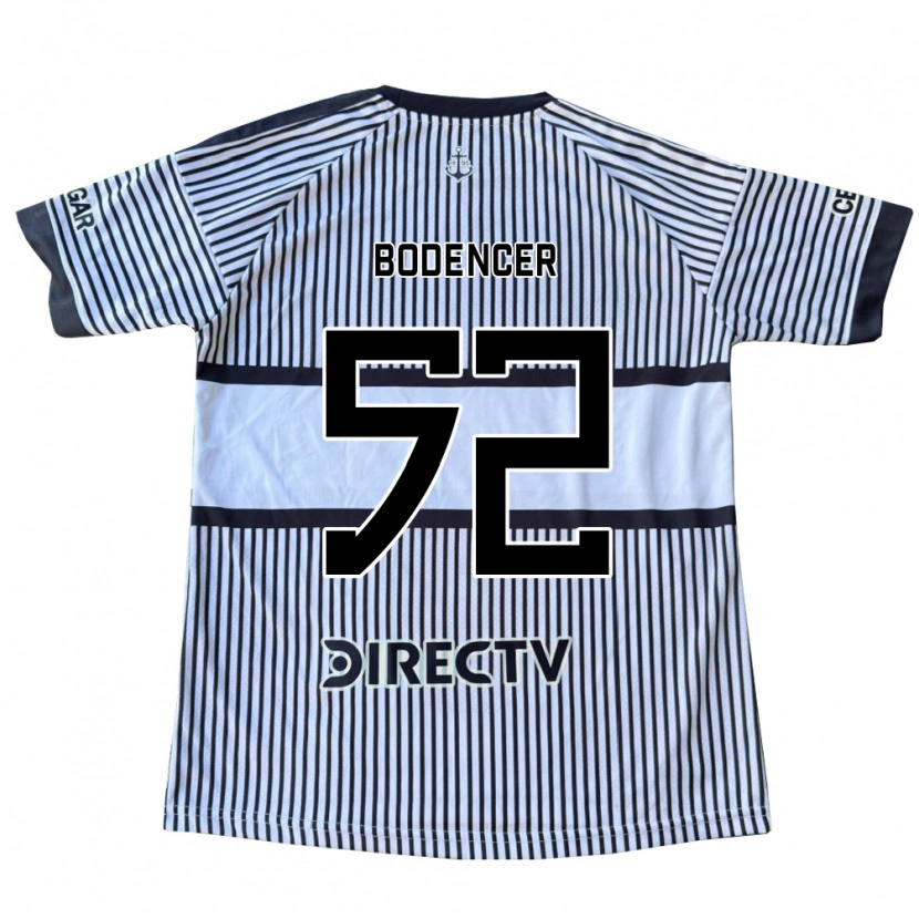 Danxen Mænd Erik Bodencer #52 Hvid Sort Gul Udebane Spillertrøjer 2026/27 Trøje T-Shirt