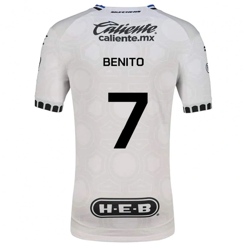 Danxen Mænd Iker Benito #7 Hvid Sort Blå Hjemmebane Spillertrøjer 2026/27 Trøje T-Shirt