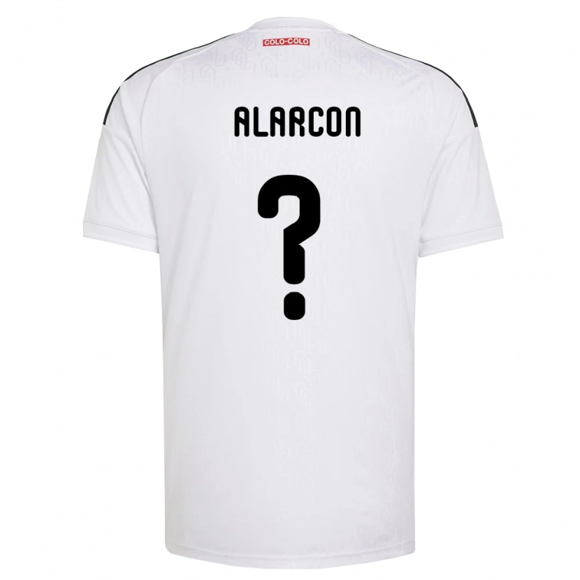 Danxen Kvinder Cristian Alarcón #0 Hvid Sort Hjemmebane Spillertrøjer 2026/27 Trøje T-Shirt