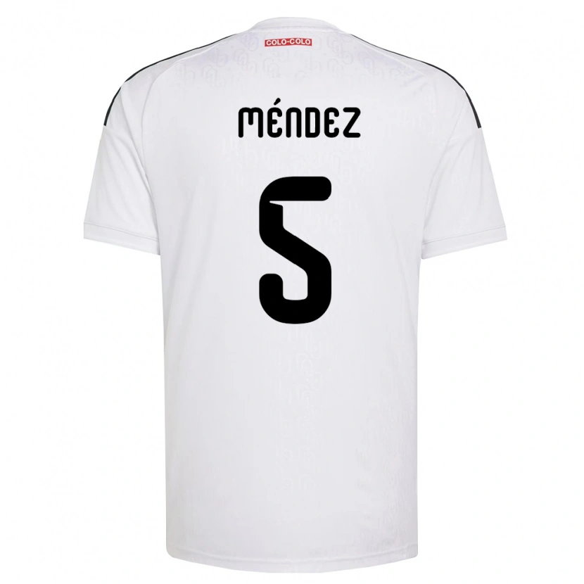 Danxen Kvinder Víctor Méndez #5 Hvid Sort Hjemmebane Spillertrøjer 2026/27 Trøje T-Shirt