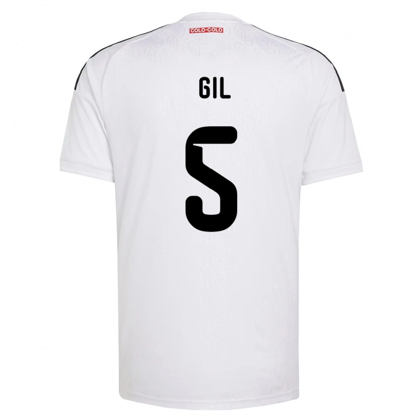 Danxen Kvinder Leonardo Gil #5 Hvid Sort Hjemmebane Spillertrøjer 2026/27 Trøje T-Shirt