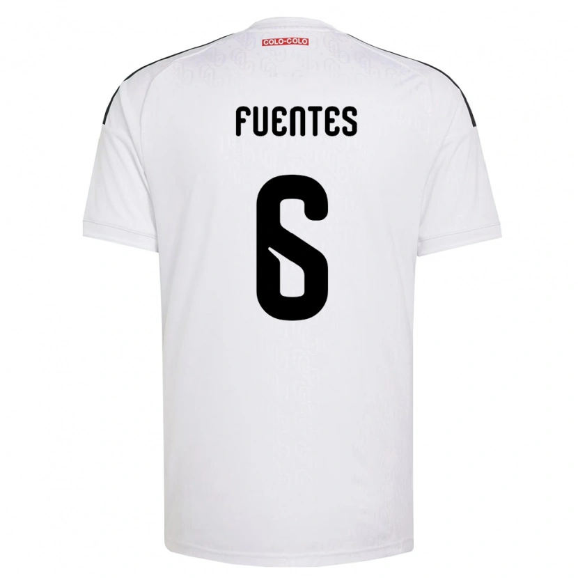 Danxen Kvinder César Fuentes #6 Hvid Sort Hjemmebane Spillertrøjer 2026/27 Trøje T-Shirt