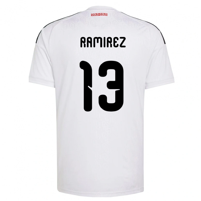 Danxen Kvinder Fernanda Ramírez #13 Hvid Sort Hjemmebane Spillertrøjer 2026/27 Trøje T-Shirt