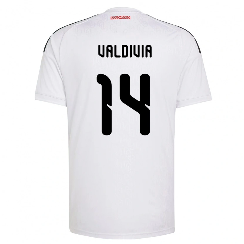 Danxen Kvinder Felipe Valdivia #14 Hvid Sort Hjemmebane Spillertrøjer 2026/27 Trøje T-Shirt