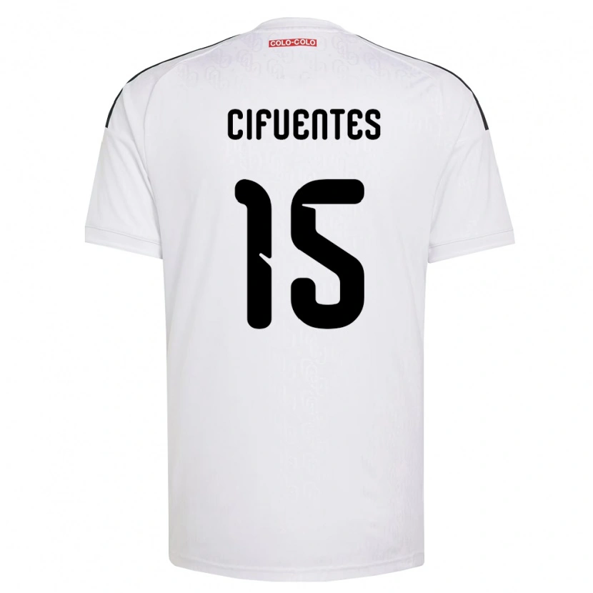 Danxen Kvinder Anaís Cifuentes #15 Hvid Sort Hjemmebane Spillertrøjer 2026/27 Trøje T-Shirt