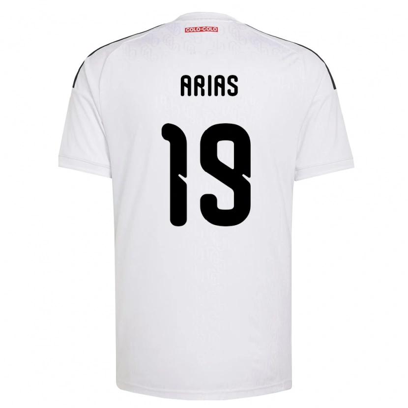 Danxen Kvinder Bastián Arias #19 Hvid Sort Hjemmebane Spillertrøjer 2026/27 Trøje T-Shirt