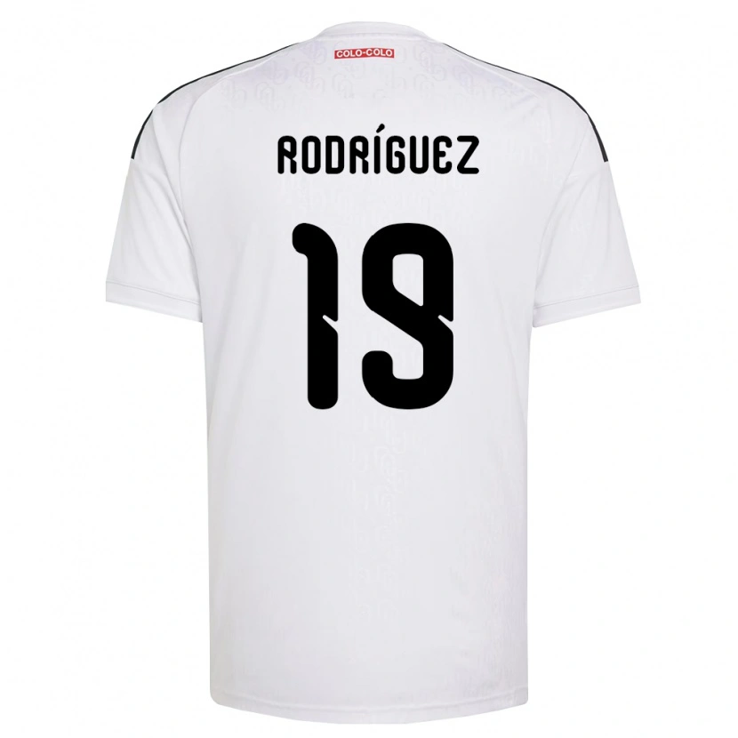 Danxen Kvinder Salomón Rodríguez #19 Hvid Sort Hjemmebane Spillertrøjer 2026/27 Trøje T-Shirt