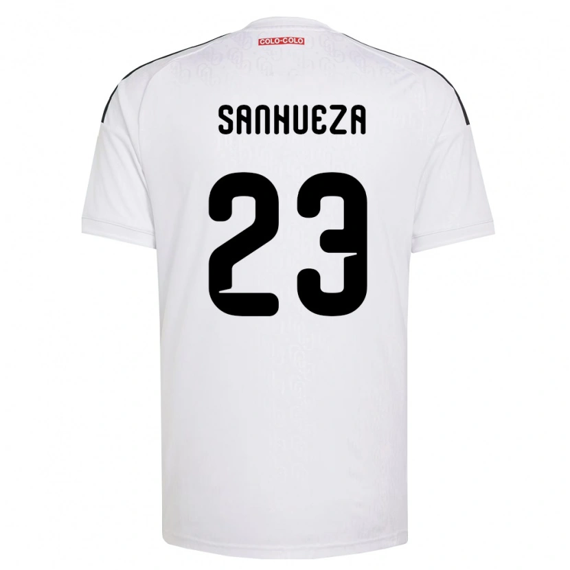 Danxen Kvinder Nicol Sanhueza #23 Hvid Sort Hjemmebane Spillertrøjer 2026/27 Trøje T-Shirt