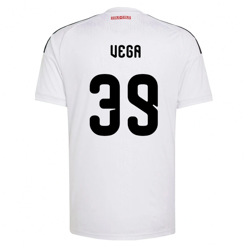 Danxen Kvinder Sebastián Vega #39 Hvid Sort Hjemmebane Spillertrøjer 2026/27 Trøje T-Shirt