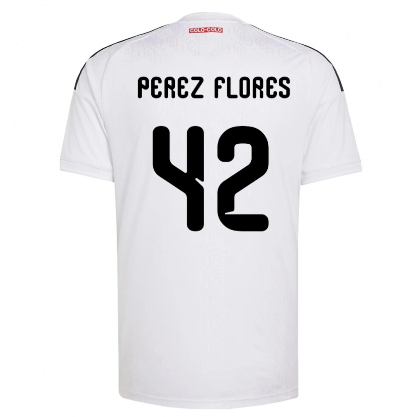Danxen Kvinder Benjamín Pérez #42 Hvid Sort Hjemmebane Spillertrøjer 2026/27 Trøje T-Shirt