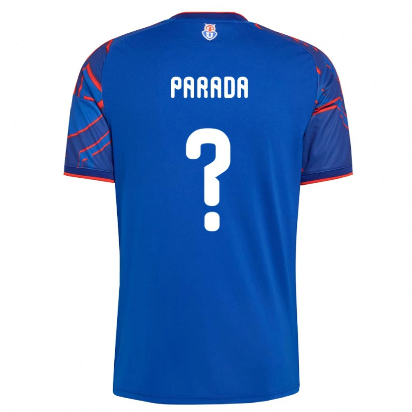 Danxen Kvinder Ignacio Parada #0 Kongelig Blå Rød Hjemmebane Spillertrøjer 2026/27 Trøje T-Shirt