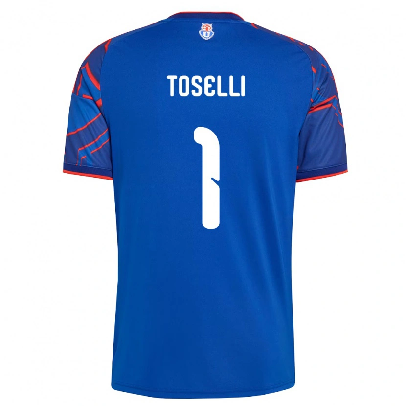 Danxen Kvinder Cristopher Toselli #1 Kongelig Blå Rød Hjemmebane Spillertrøjer 2026/27 Trøje T-Shirt
