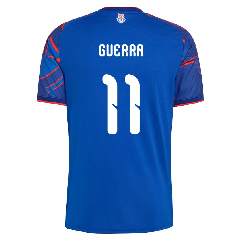 Danxen Kvinder Nicolás Guerra #11 Kongelig Blå Rød Hjemmebane Spillertrøjer 2026/27 Trøje T-Shirt