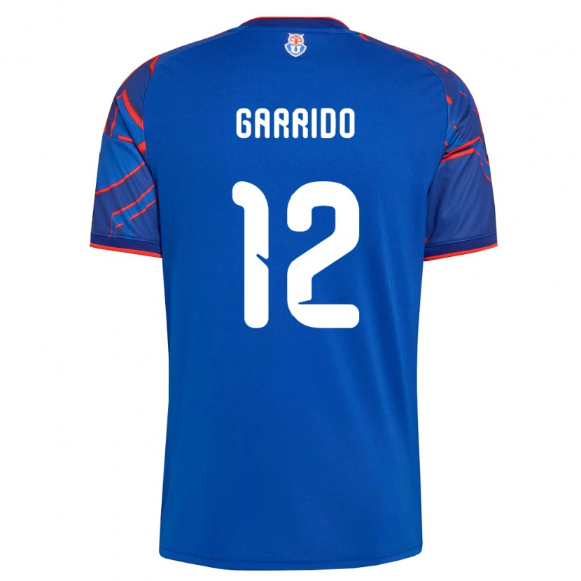 Danxen Kvinder Pedro Garrido #12 Kongelig Blå Rød Hjemmebane Spillertrøjer 2026/27 Trøje T-Shirt