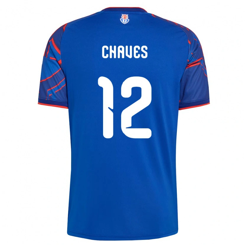 Danxen Kvinder Abigail Chaves #12 Kongelig Blå Rød Hjemmebane Spillertrøjer 2026/27 Trøje T-Shirt