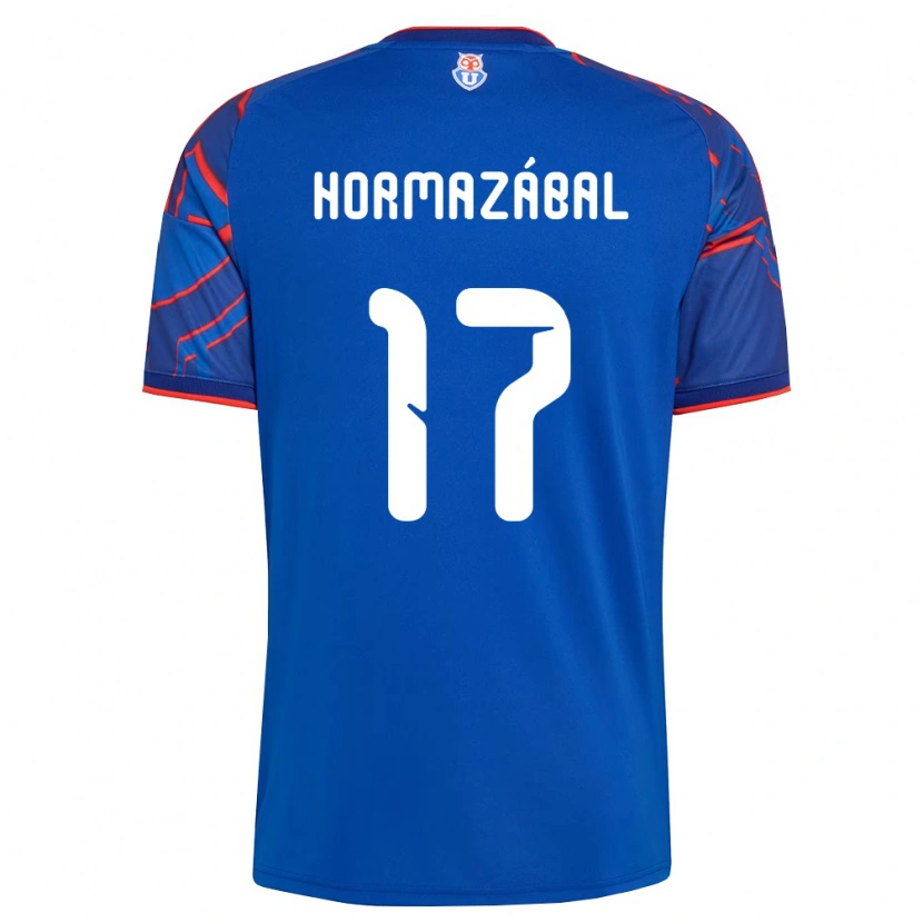 Danxen Kvinder Fabián Hormazábal #17 Kongelig Blå Rød Hjemmebane Spillertrøjer 2026/27 Trøje T-Shirt