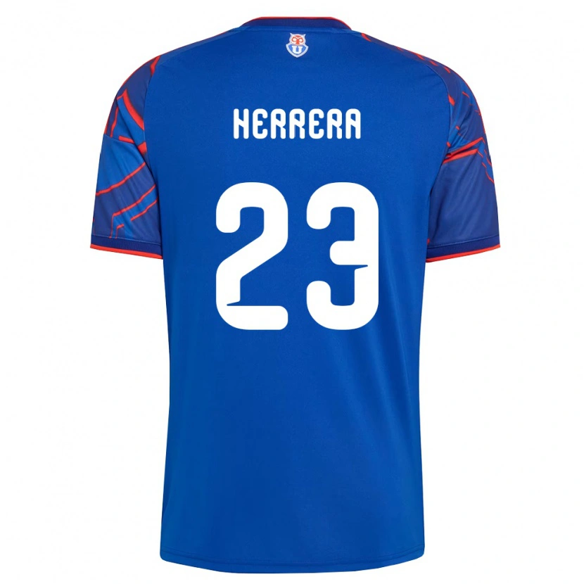 Danxen Kvinder Claudia Herrera #23 Kongelig Blå Rød Hjemmebane Spillertrøjer 2026/27 Trøje T-Shirt
