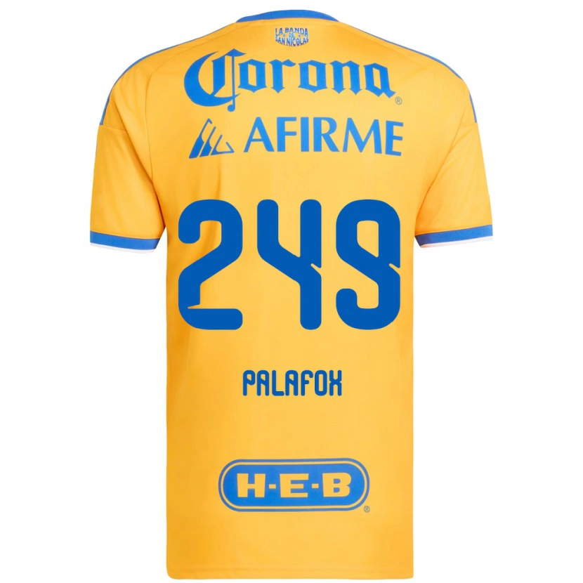 Danxen Kvinder José Palafox #249 Gul Blå Hjemmebane Spillertrøjer 2026/27 Trøje T-Shirt