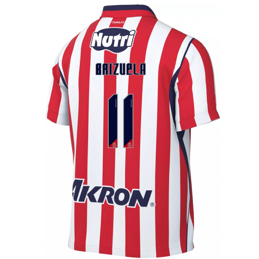 Danxen Kvinder Isaác Brizuela #11 Rød Hvid Hjemmebane Spillertrøjer 2026/27 Trøje T-Shirt